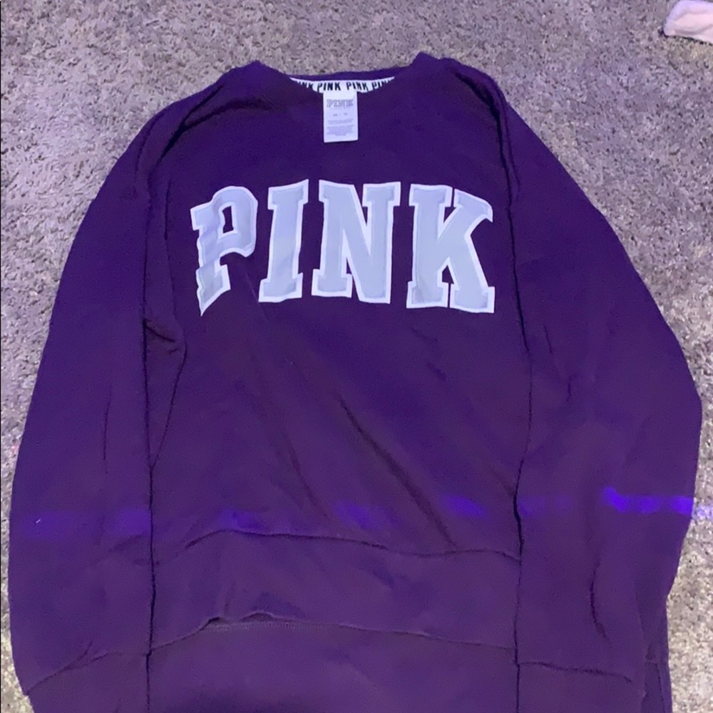 university style victoria secret pink pull over